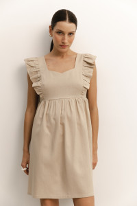 Платье 6490 Бежевый
