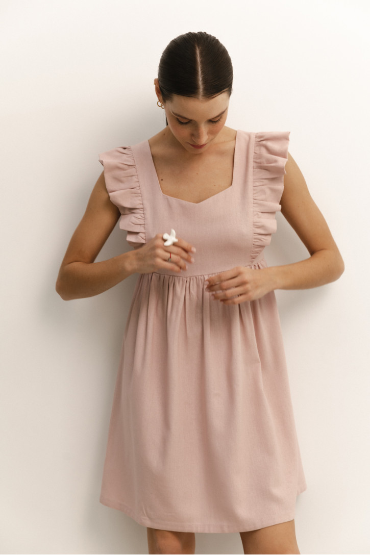 Платье 6490 Пудра