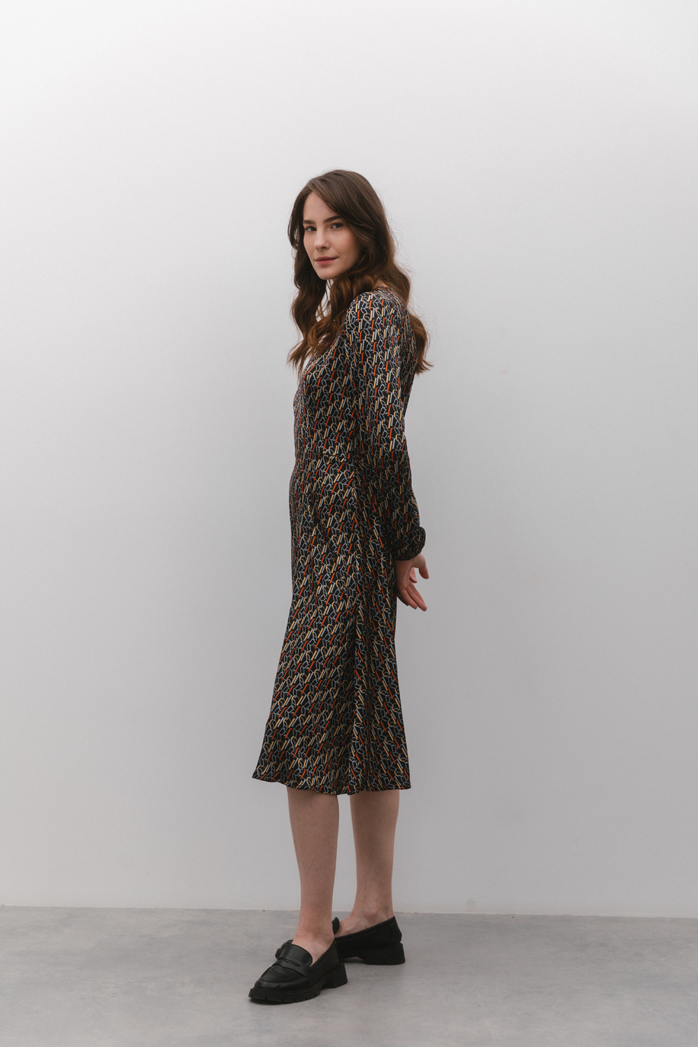 Платье 6513 Черный-золото