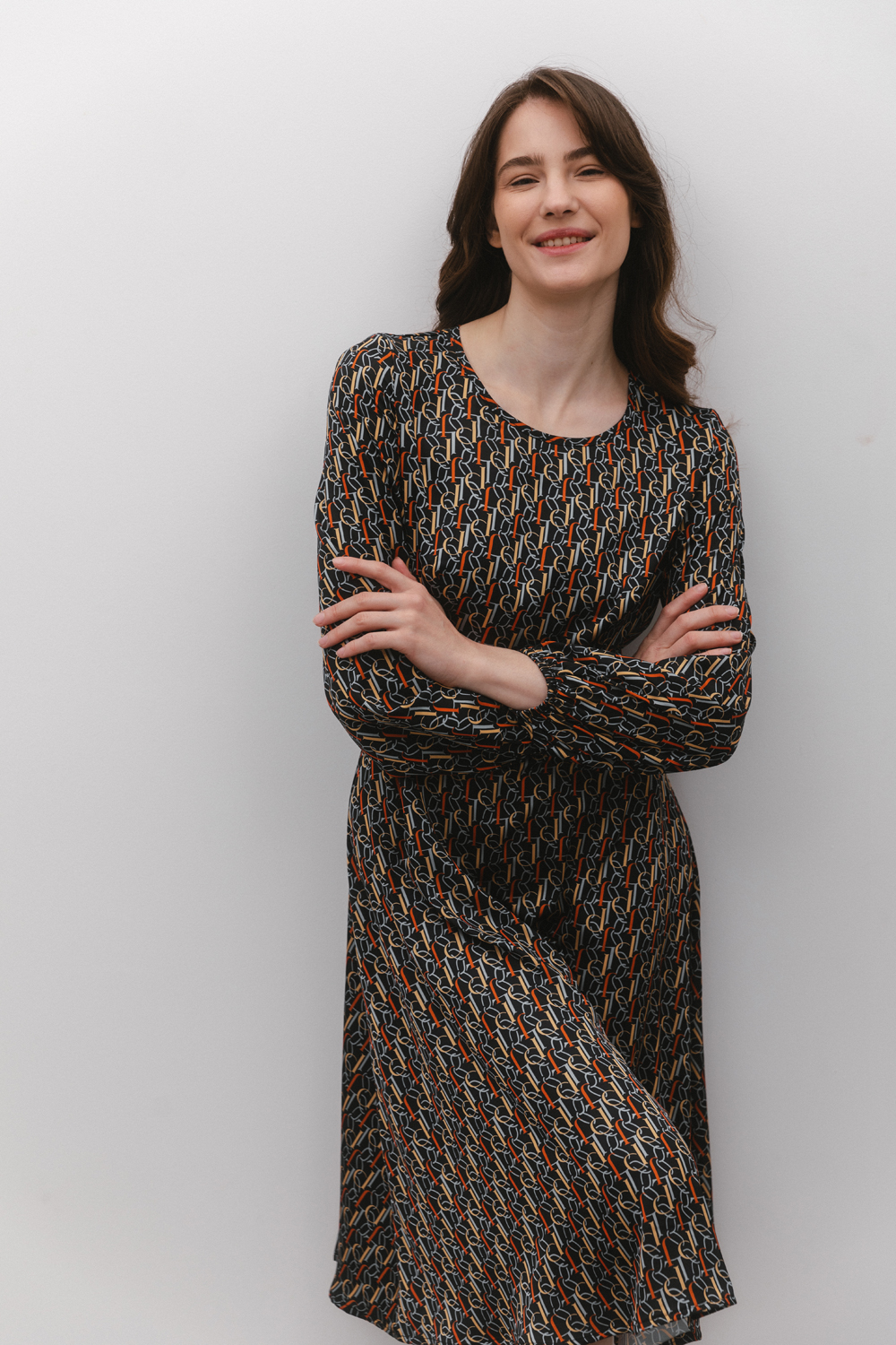 Платье 6513 Черный-золото