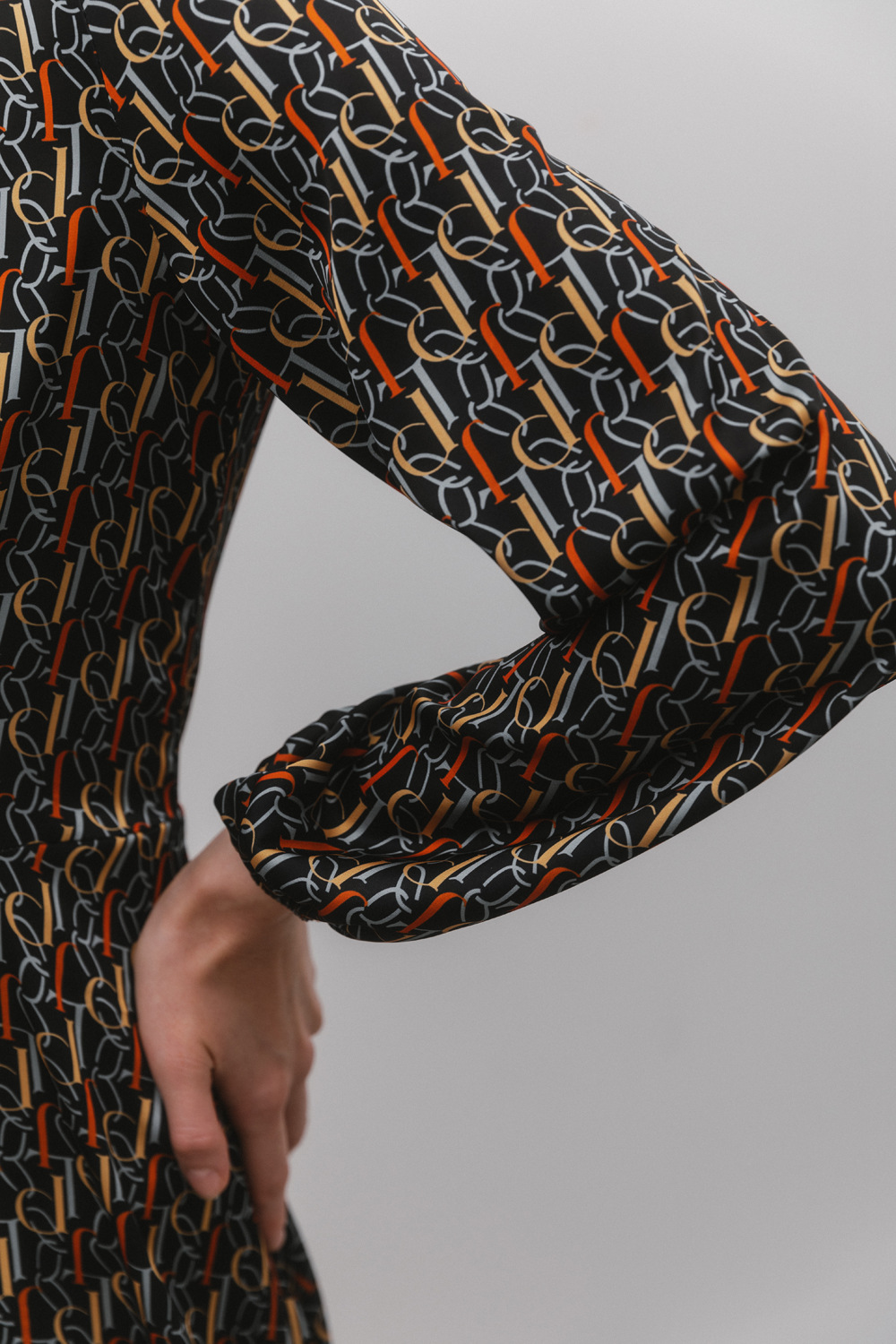 Платье 6513 Черный-золото