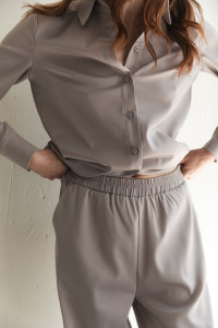 Костюм 6525 Серый