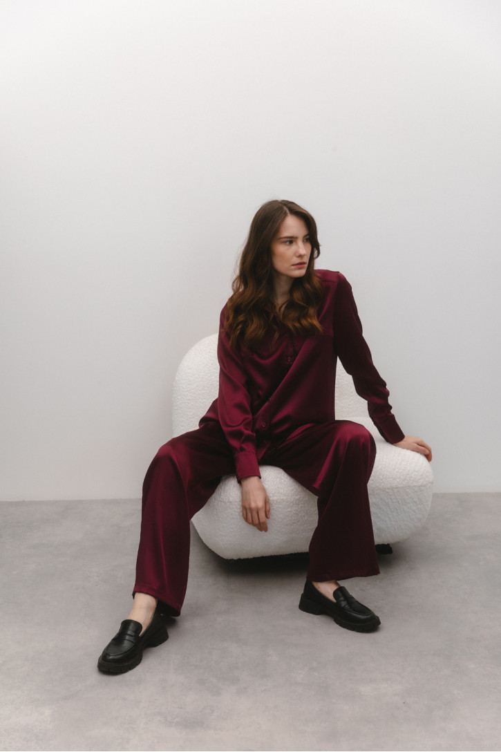 Костюм 6525 Бордовый