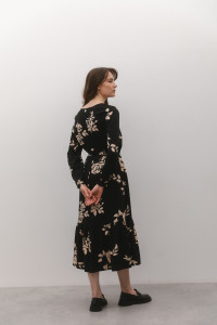 Платье 6526 Черный-золото
