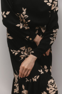 Платье 6526 Черный-золото