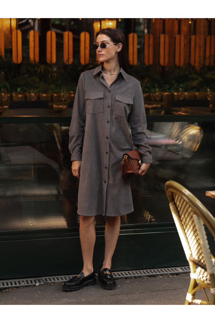 Платье 6535 Графит