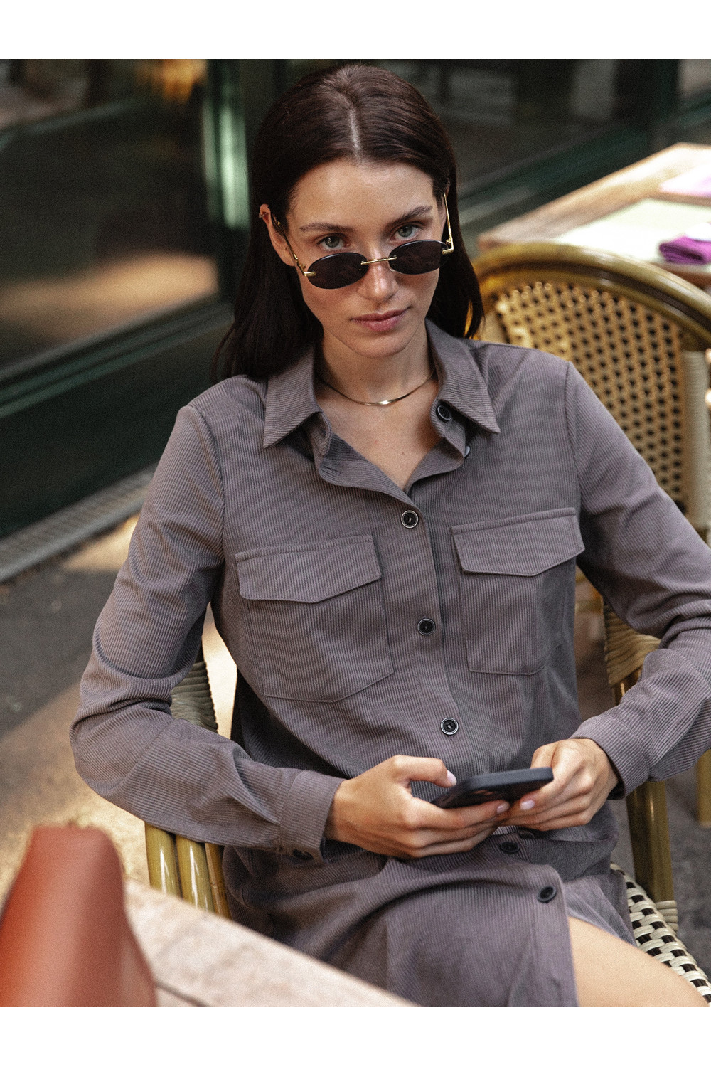 Платье 6535 Графит