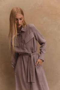 Платье 6507 Серый