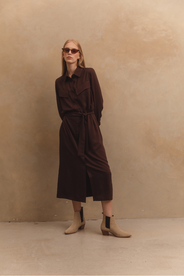 Платье 6507 Шоколад