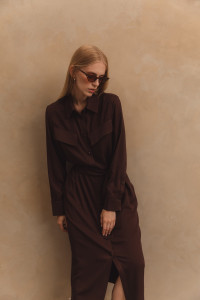 Платье 6507 Шоколад