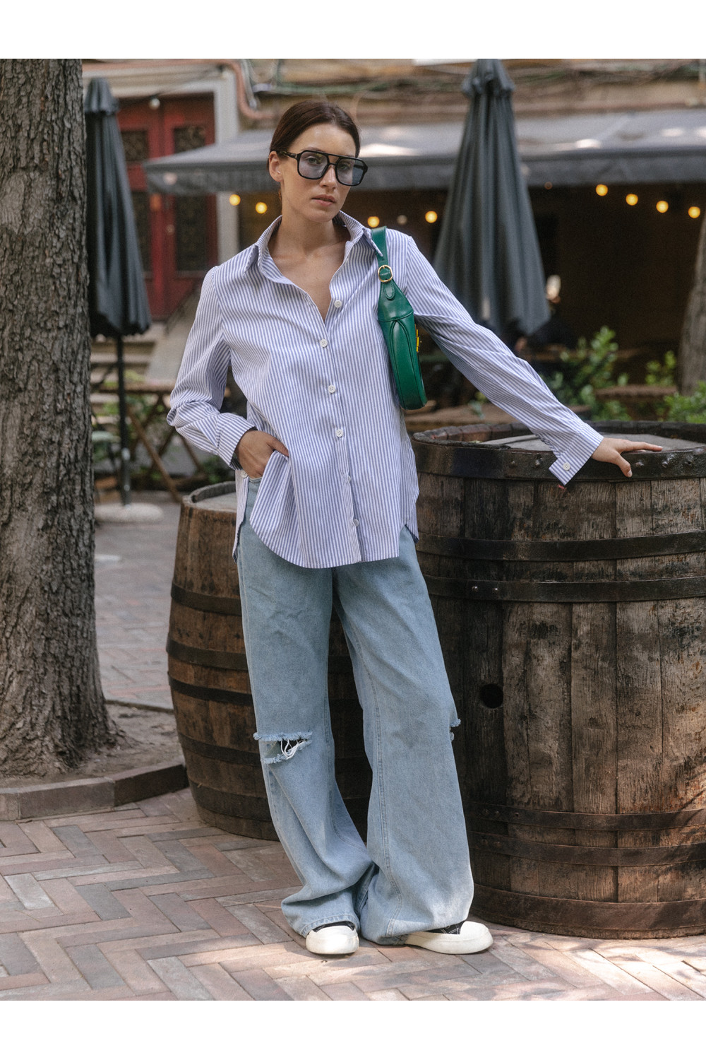 Рубашка 6518 Синий