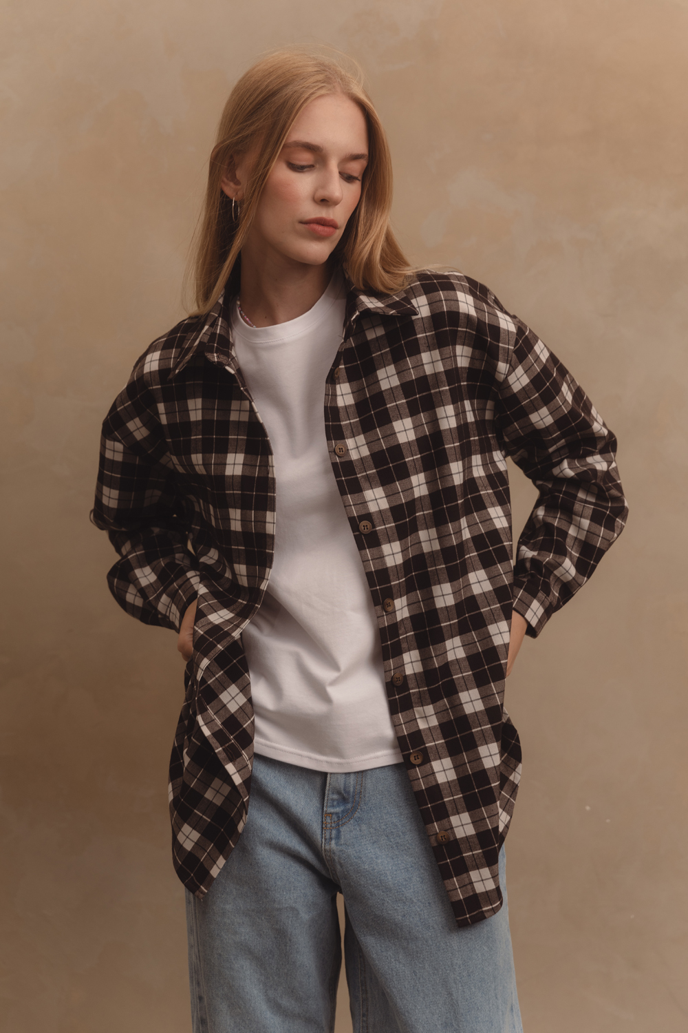 Рубашка 6520 Коричневый