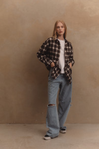 Рубашка 6520 Коричневый