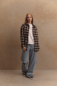 Рубашка 6520 Коричневый