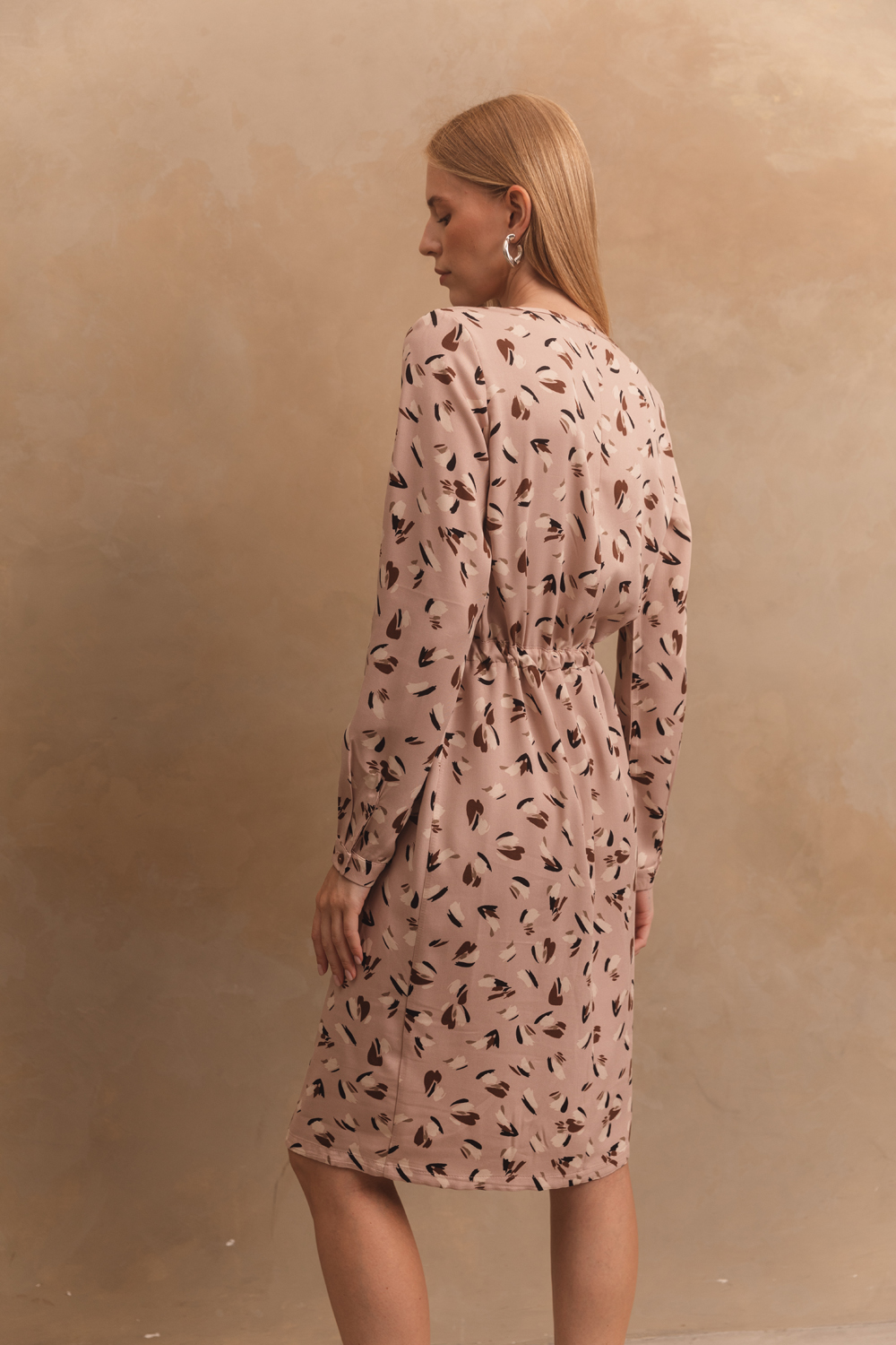 Платье 6527 Бежевый