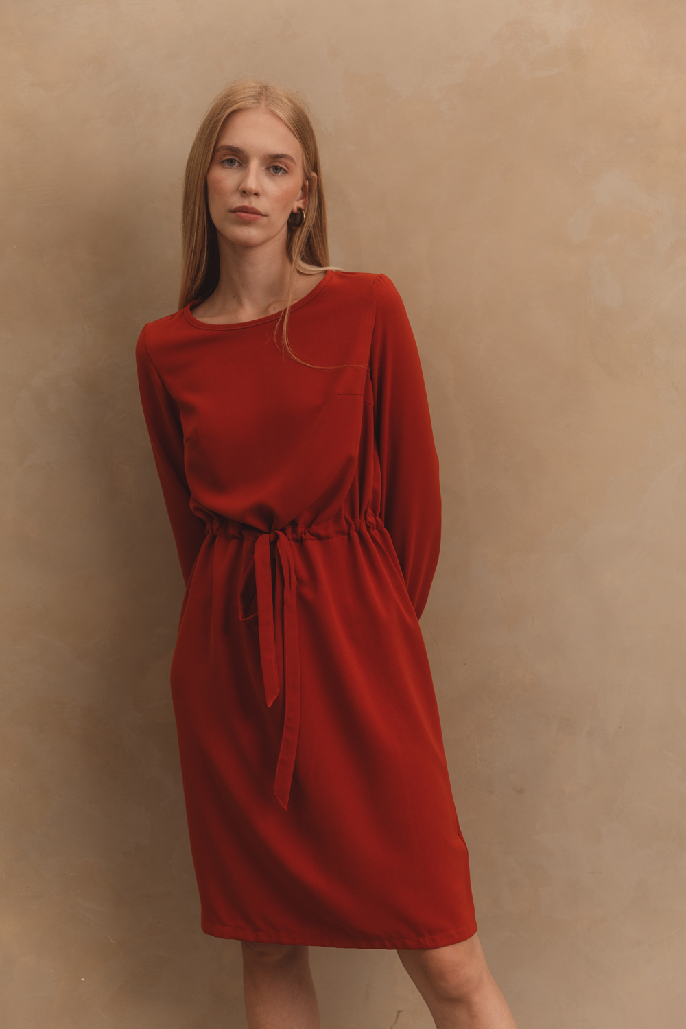 Платье 6529 Кирпичный