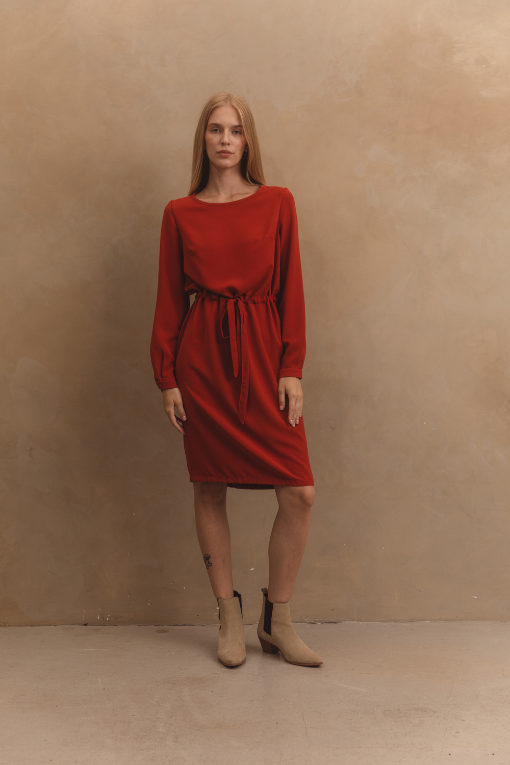 Платье 6529 Кирпичный