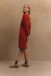 Платье 6529 Кирпичный