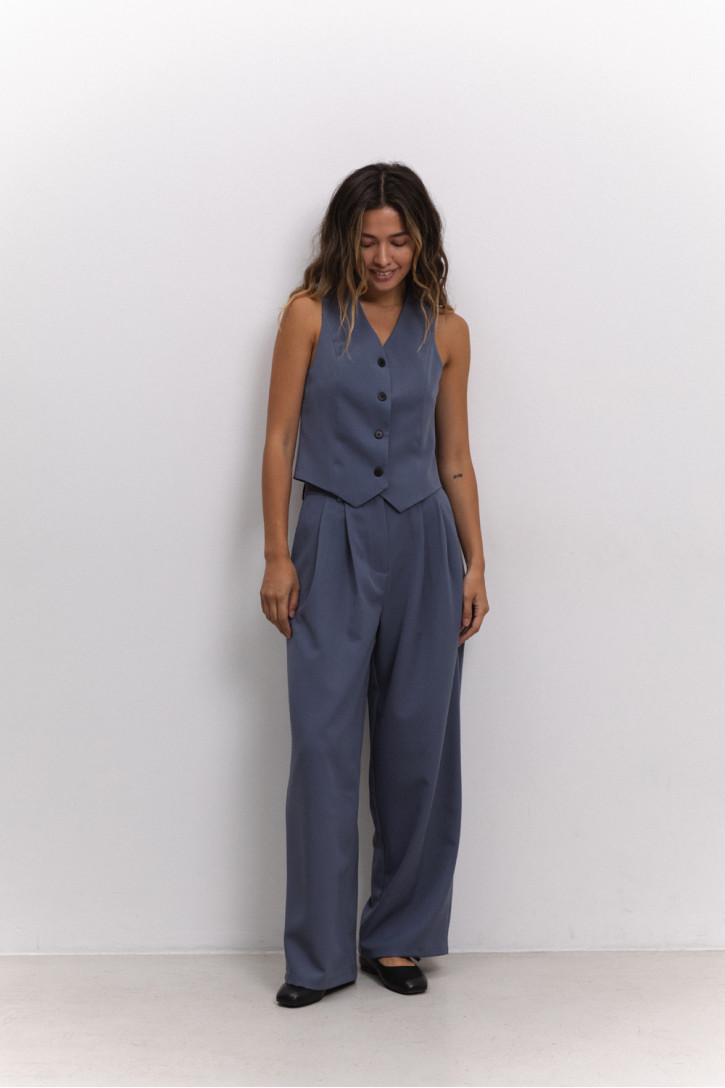 Брюки 6564 Серо-голубой