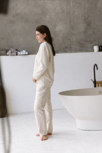 Пижама 6548 Молочный