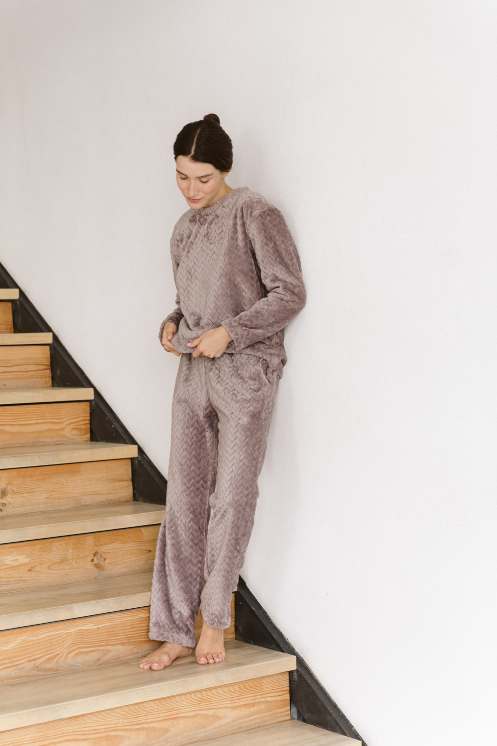 Пижама 6548 Серо-бежевый