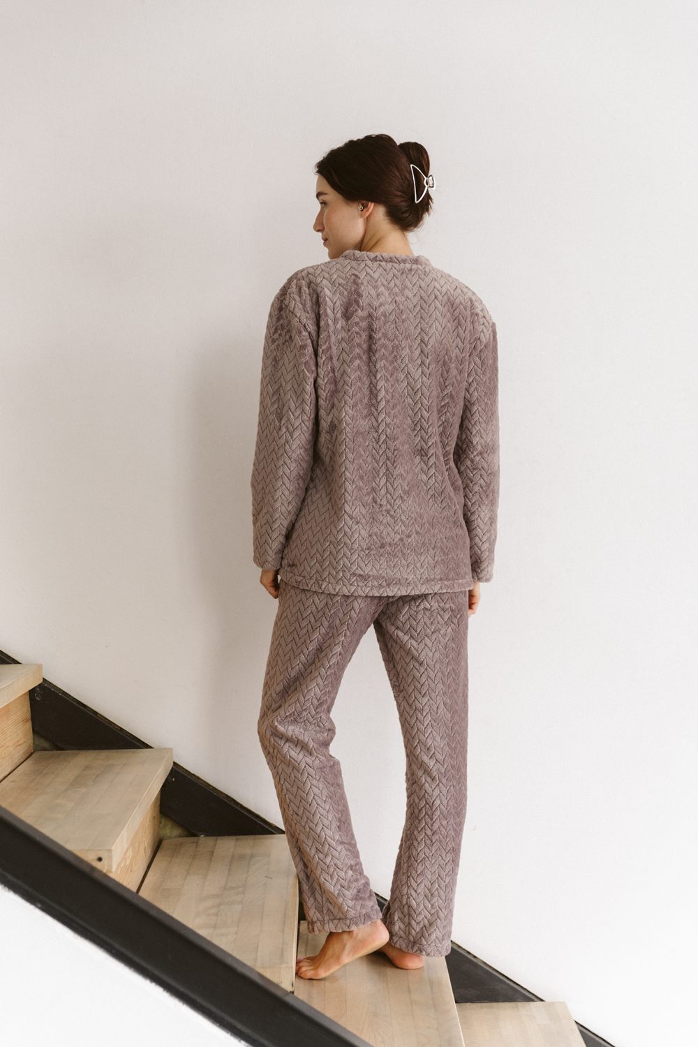 Пижама 6548 Серо-бежевый