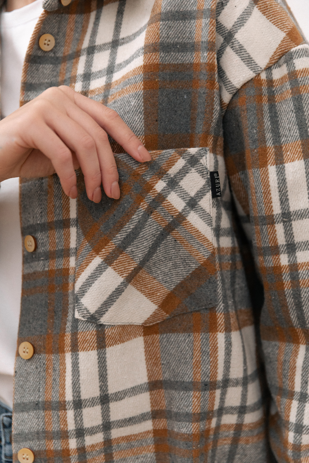 Рубашка 6572 Горчица