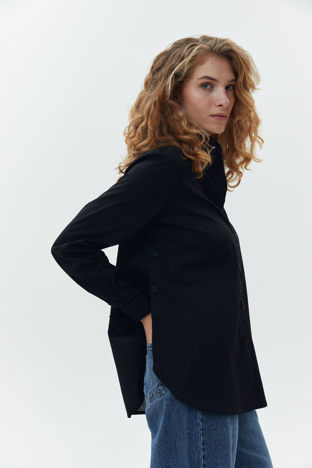 Рубашка 6518 Черный