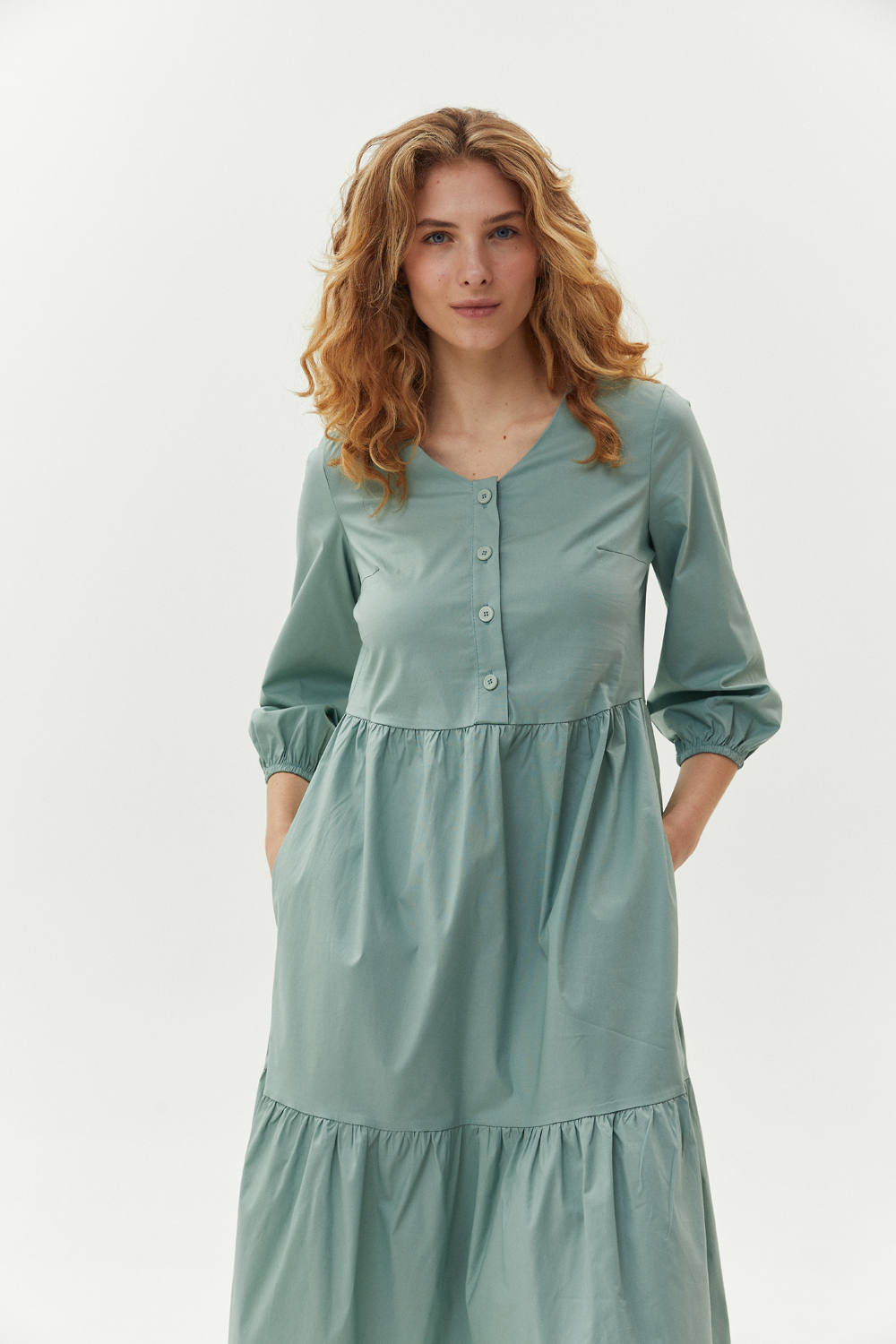 Платье 6600 Шалфей