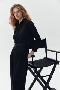 Рубашка 6611 Черный