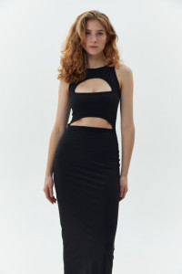 Платье 6616 Черный