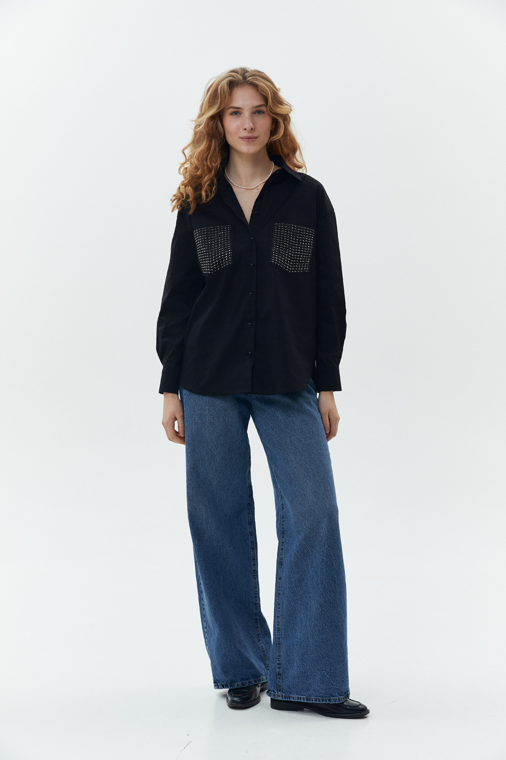 Рубашка 6617 Черный