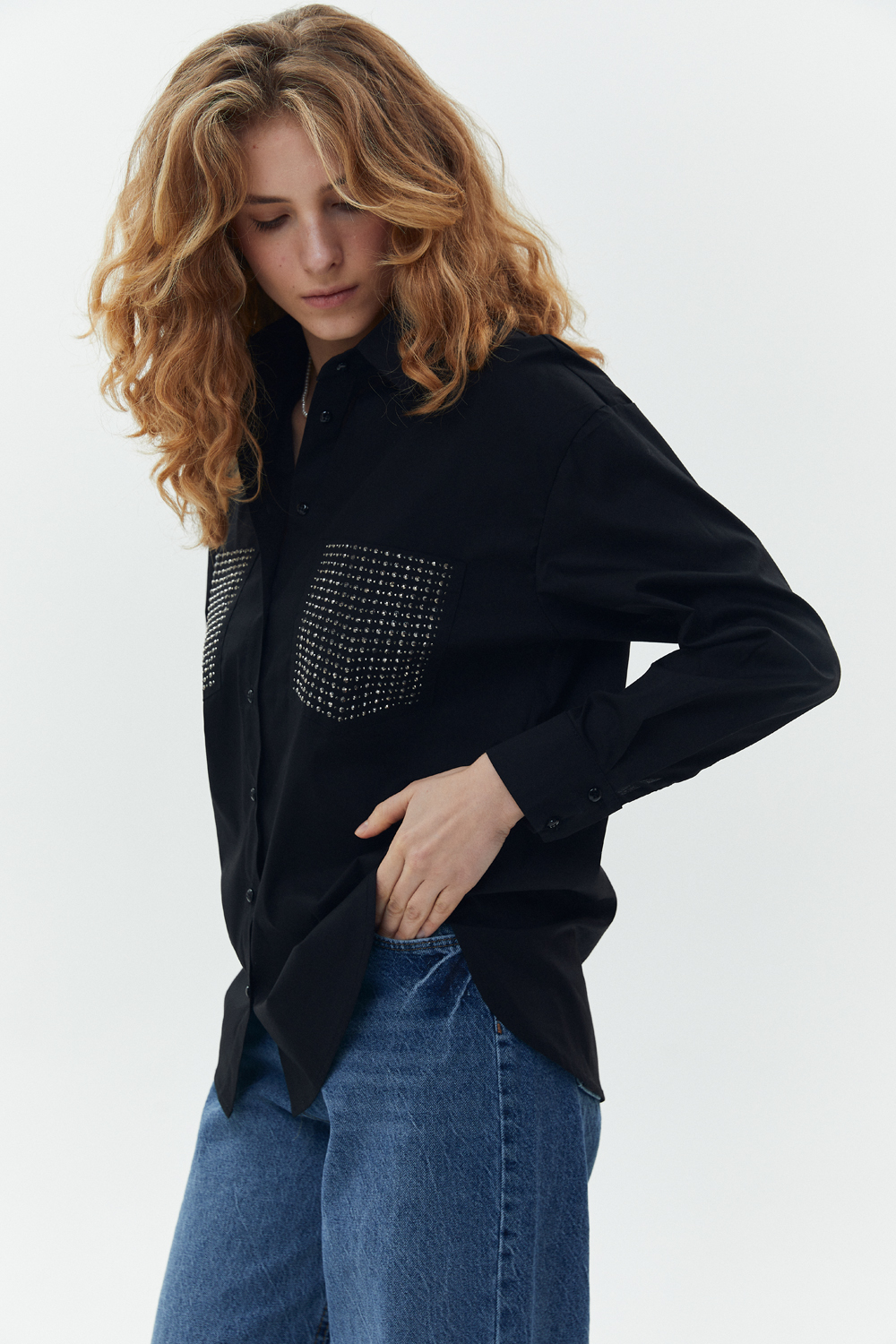 Рубашка 6617 Черный