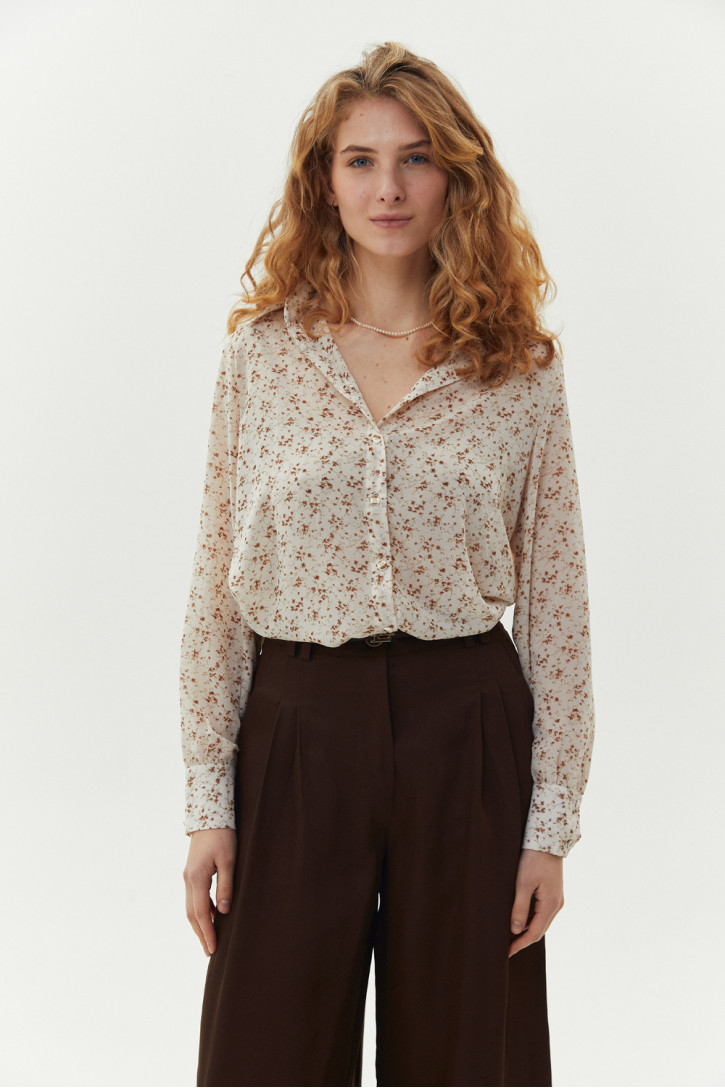 Рубашка 6619 Слоновая кость