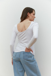 Лонгслив 6435 Белый