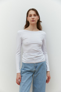 Лонгслив 6435 Белый