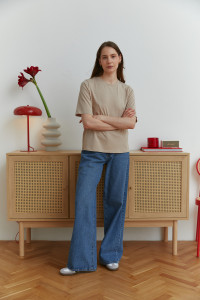 Футболка 6514 Бежевый