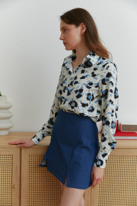 Блуза 6591 Слоновая кость