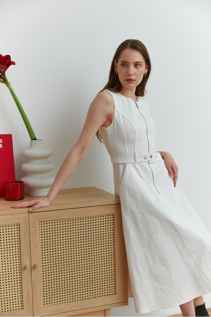 Платье 6607 Молочный