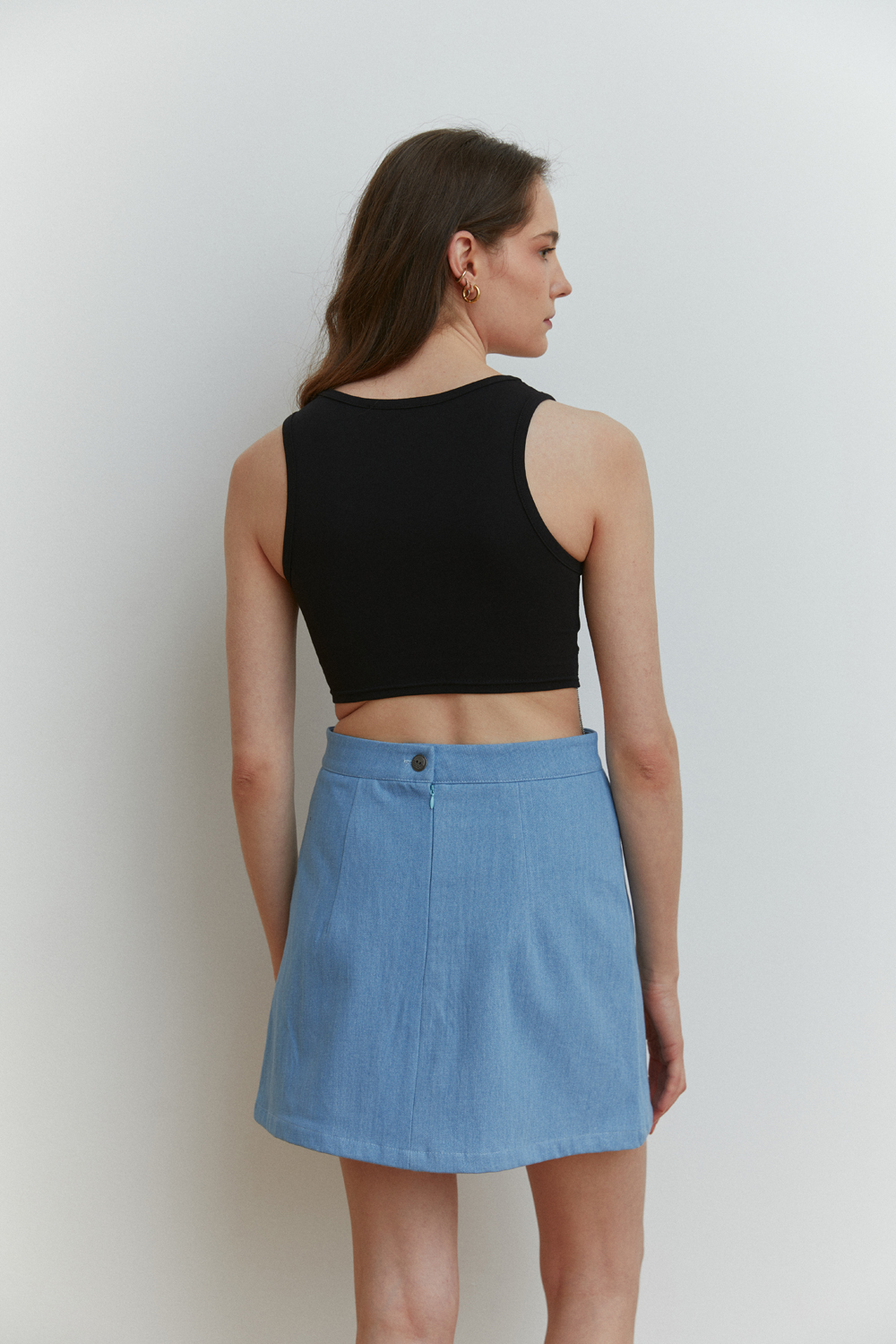 Юбка 6613 Голубой