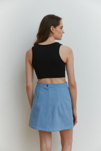 Юбка 6613 Голубой