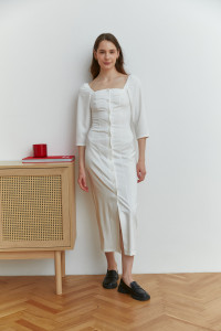 Платье 6627 Молочный