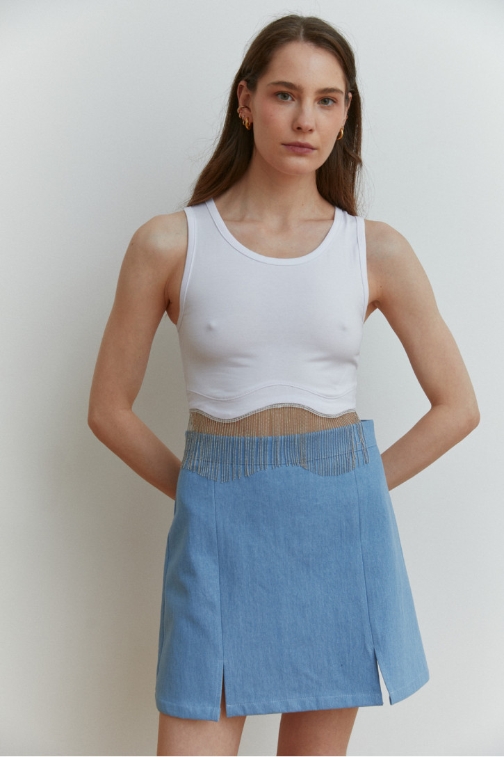 Топ 6631 Белый