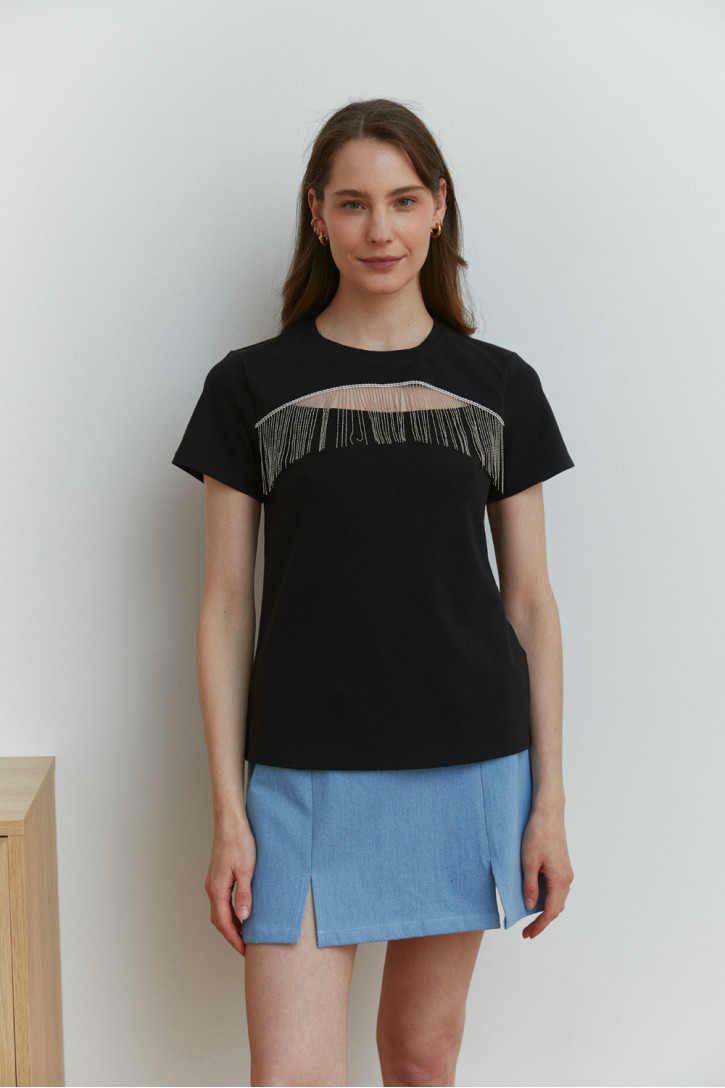 Футболка 6632 Черный