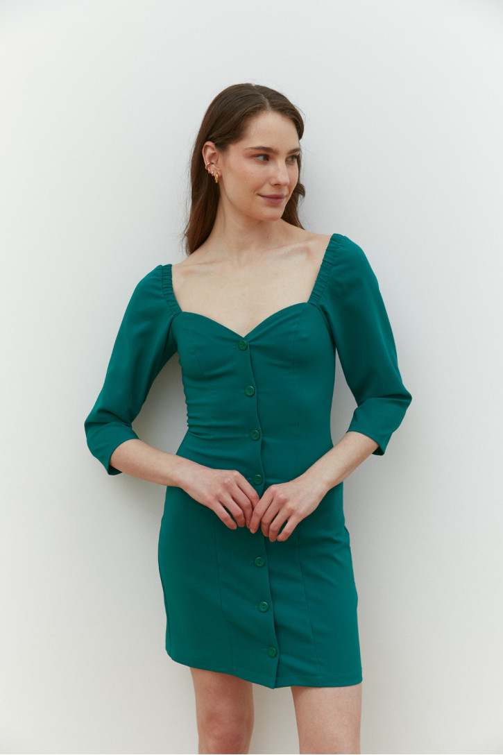 Платье 6635 Зеленый