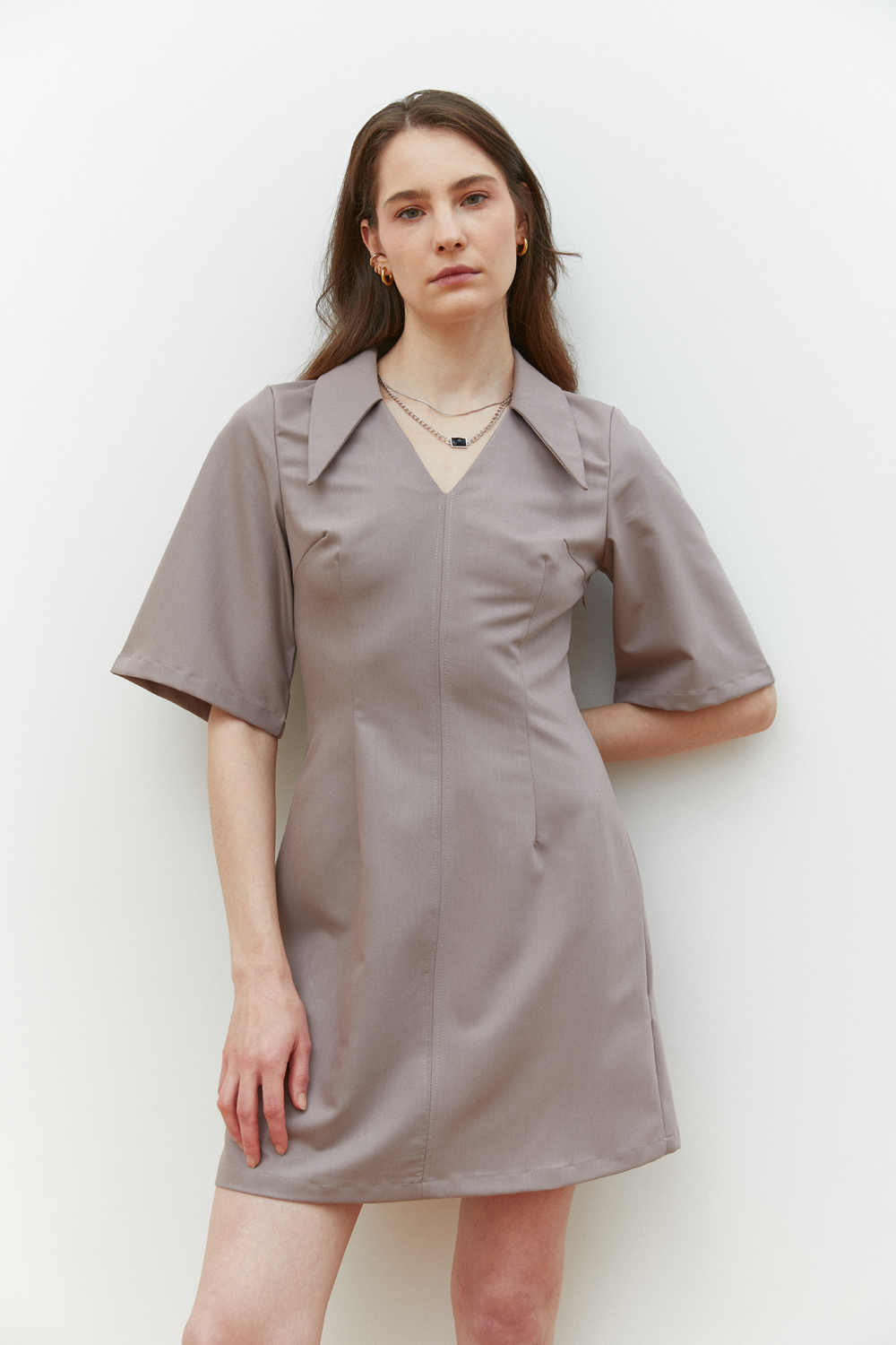 Платье 6637 Серый