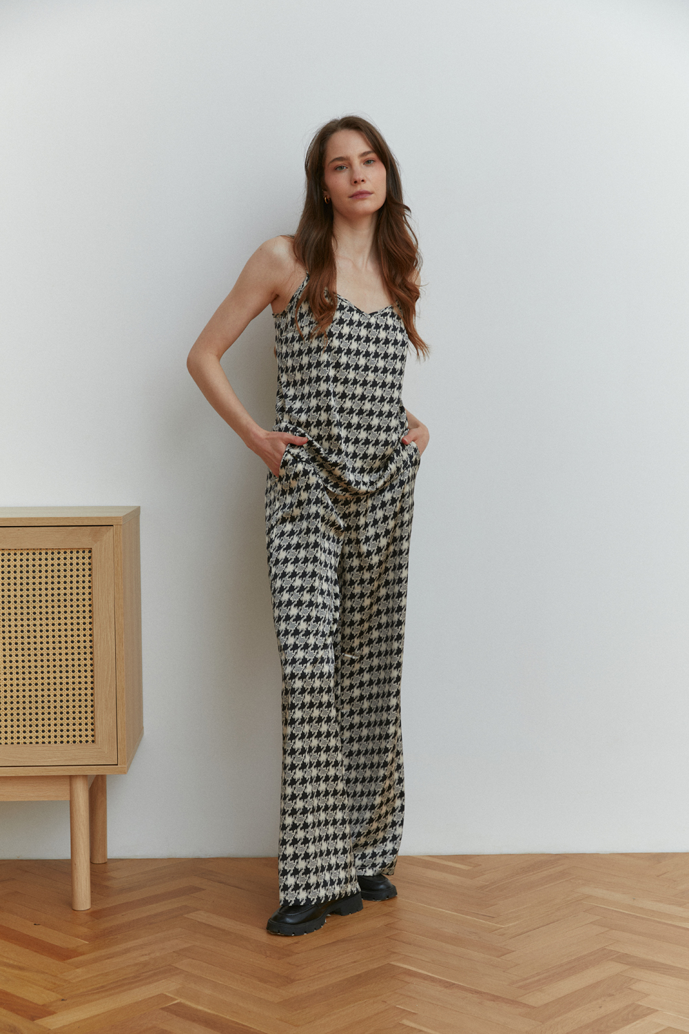 Костюм 6643 Черный-белый