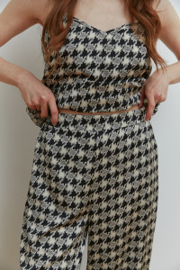 Костюм 6643 Черный-белый