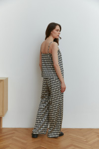 Костюм 6643 Черный-белый