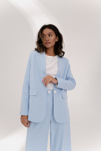 Пиджак 6563 Голубой